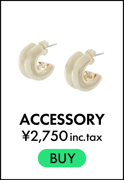 ダブルフープピアス|YECCA VECCA